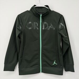 Nike Air Jordan Boys Full Zip Track Jacket Green Youth Size Medium‎ (10-12)